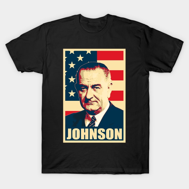 Lyndon B. Johnson T-Shirt by Nerd_art